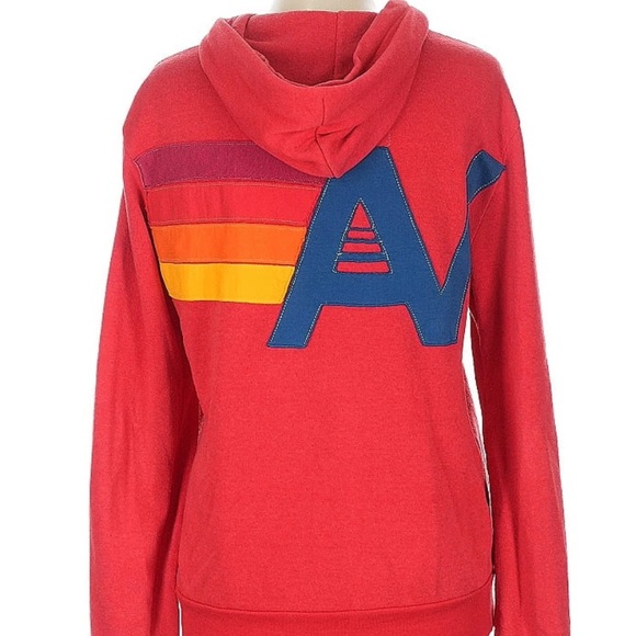 Aviator Nation Logo stitch vintage hoodie size L RARE - Picture 1 of 2